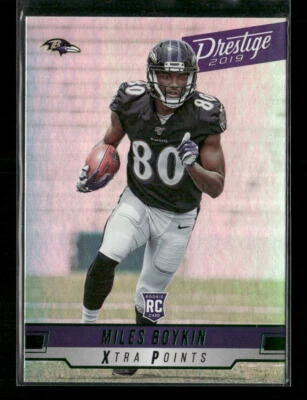 Miles Boykin 2019 Panini Prestige #266 Xtra Points Green - Image 1 of 2