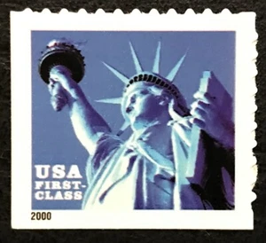 2000 Scott #3451 - (34¢) - STATUE OF LIBERTY - Booklet Single Stamp - Mint NH - Picture 1 of 1