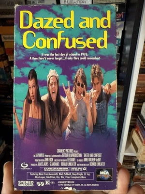 Dazed And Confused 1993 VHS Rare Original Release NON RENTAL  - Image 1 of 4
