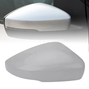 Right Driver Side Wing Door Mirror Cover Cap Primed Grey For VW Polo 2009-2018 - Picture 1 of 12
