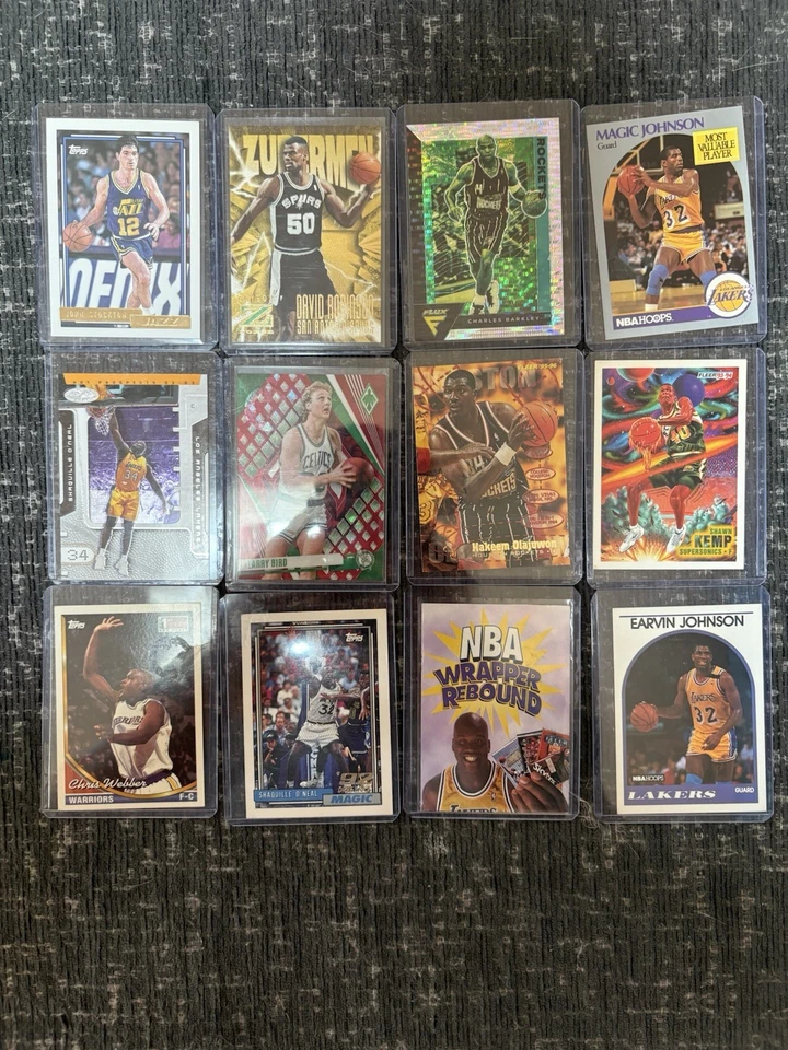 Lote Estrellas NBA Años 80 90 Incluye Shaq + Webber Novato Foto 1 de 1