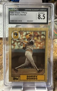 1987 TOPPS TIFFANY BARRY BONDS #320 ROOKIE RC CHC 8.5 - Picture 1 of 2