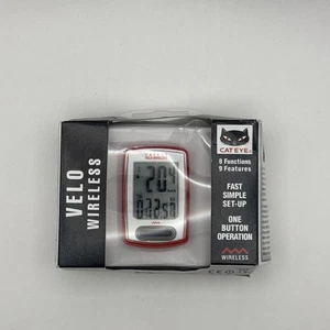 CATEYE Velo Wireless Bike Computer Red 8 Functions 9 Features See Photos & Info - Picture 1 of 6