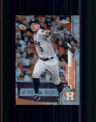 2020 Topps Chrome #102 Alex Bregman Refractor - Image 1 of 2