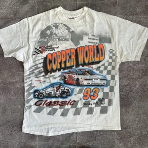 Herren Vintage 90er Cooper World Classic NASCAR All Over Print T-Shirt Tee Gr. XL - Bild 1 von 5