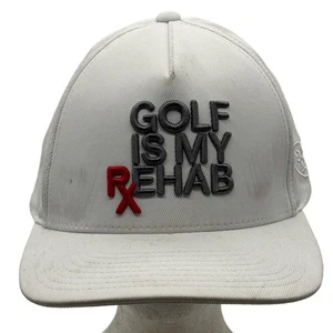 G/FORE Cap Mens One Size White Fair Snapback Golf Embroidered Athletic - Picture 1 of 10