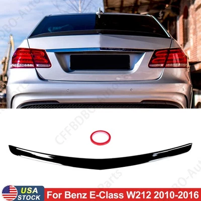 Alerón de maletero pintado negro para Mercedes Benz Clase E W212 Sedán E350 10-16 AMG Foto 1 de 4
