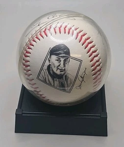 Ty Cobb Facsimile Autograph on the Sweet Spot Commemorative Baseball - Picture 1 of 3