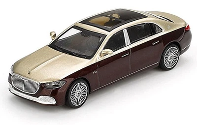 MB Mercedes Benz Maybach S680  - gold / darkred - Mini GT 1:64 - Immagine 1 di 4