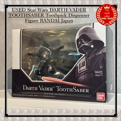 GEBRAUCHT Star Wars DARTH VADER ZAHNSÄBEL Zahnstocher Spender Figur BANDAI... - Bild 1 von 4