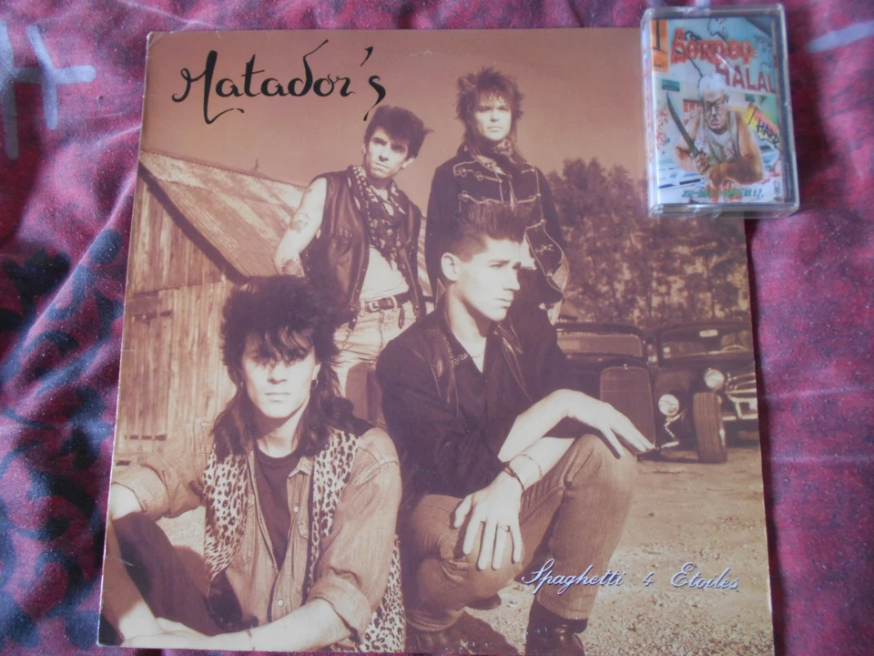 lot rare Rock Francais/ Hard Rock Vynil+K7: MATADOR'S+BARNEY - Photo 1/1