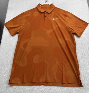 Nike Golf Men's XL-TG Dri-Fit ADV Tour Polo Shirt DR5312-893 Campfire Orange - Picture 1 of 15