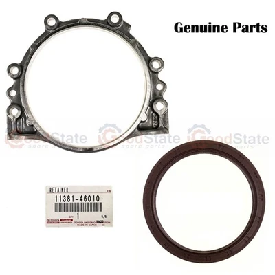 Genuine Aristo JZS161 2JZ GTE Rear Main Seal w Housing Retainer - Image 1 of 4