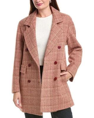 Fleurette Double Breasted Wool Coat Women's - Image 1 of 2