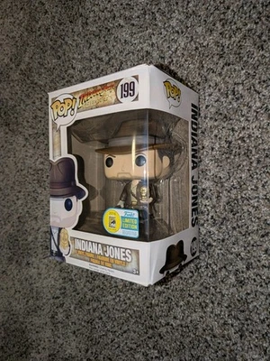 Figura Vinilo Funko Pop 199 Indiana Jones Adventure 2016 SDCC Edición Limitada Foto 1 de 4