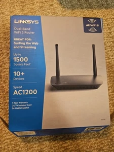Linksys E5400 4 Port Wi-Fi Router - Black - Picture 1 of 8