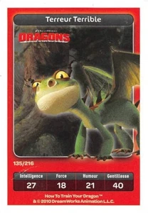 Karte Carrefour Dreamworks - Dragons - Terror der Schreckliche Nr. 135 - Bild 1 von 1