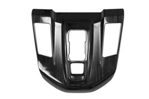 Black Titanium Console Gear Shift Panel Trim For Honda CRV CR-V Hybrid 2017-2022 - Picture 1 of 6