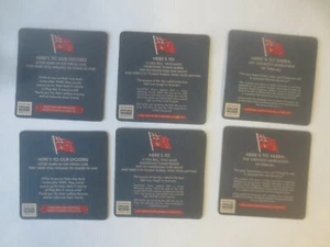 2 complete set 3 TOOHEYS FLAG ALE 2014 Issued BEER COASTERS - Picture 1 of 2