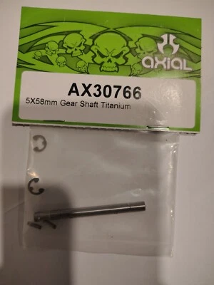 Axial AX30766 Gear Shaft Titanium 5x58mm - Image 1 of 2