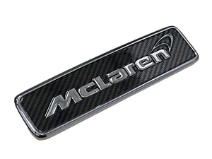 Genuine McLaren 540C Front bonnet Badge CARBON 13A4784CP NEW - Picture 1 of 5