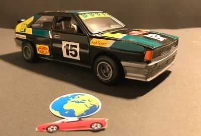 Hotwheels Audi Quattro, automodello scala (1:24 - 1:25), vintage (1028) - Immagine 1 di 4