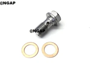 Perno banjo de alimentación de aceite turbo Mazda velocidad 3/6 con restrictor sin humo de escape - Imagen 1 de 2