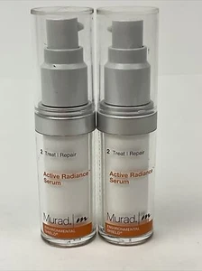 2 x Murad Environmental Shield Advanced Active Radiance Serum 0.5 FL OZ - Picture 1 of 4