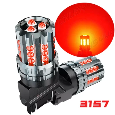 3157 Bombillas LED rojas de freno trasero para Dodge Ram 1500 2500 3500 1994-10 Foto 1 de 4