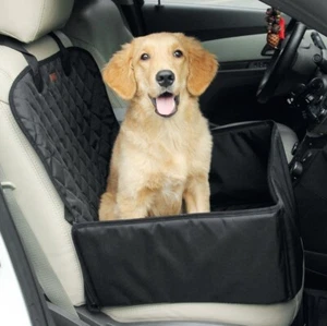 Protector de viaje portátil elevador de seguridad para mascotas perro gato asiento de coche - Imagen 1 de 7