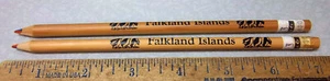Falkland Island Buntstift Souvenir Set 2 Bleistifte, mit niedlichen Pinguinen - Bild 1 von 5