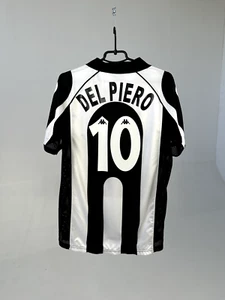 FC Juventus 1997-98 Home #10 Del Piero Kappa Soccer Jersey Football Shirt size L - Picture 1 of 10