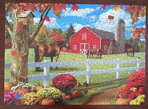 1000 Piece PUZZLE Master Pieces Puzzle Co. MEMORY LANE Pastures of Chance VGC - Picture 1 of 3