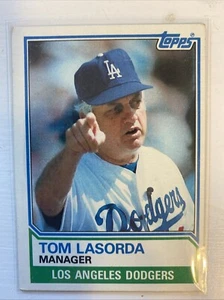 1983 Topps Tommy Lasorda #306 Los Angeles Dodgers VG *Cary Global* - Picture 1 of 1