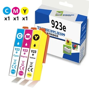 Cartucho de tinta compatible con 3PK HP 923e 923 para Office Jet Pro 8122e 8123 (CMY) - Imagen 1 de 2