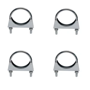 4 Pc Marine Stainless Steel Round U-Bolt Exhaust Clamp 1-3/4" Pipe U Bolt Clamp - Picture 1 of 8