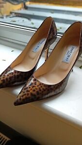 Stunning Jimmy Choo Leopard Print Heels, Only worn a couple of times,  Size 4.5