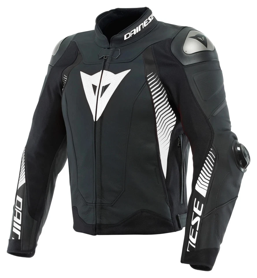 Biker Wear Armor Protect Stylish Racing Leather Jacket for Men Motorcycle Sport - Image 1 of 3
