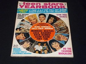 1968 #14 TEEN STARS YEARBOOK MAGAZINE - THE BEATLES FRONT COVER - E 12264 - Picture 1 of 2