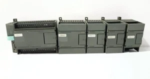 SIEMENS (1)6ES7214-1AD22-0XB0,(1) 6ES7223-1BH22-0XA0,(3)6ES7221-1BF22-0XA0, PLC - Picture 1 of 13
