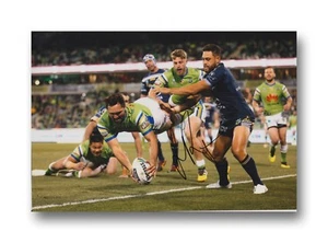 JORDAN RAPANA HAND SIGNED CANBERRA RAIDERS 12X8 PHOTO NRL 2. - Picture 1 of 1