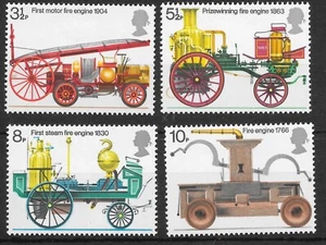 GB SG 950-53 MINT HINGED 1974 BICENTENARY OF FIRE PREVENTION - Picture 1 of 2