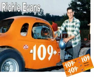 CD-2107-C #109 Richie Evans early modified coupe DECALS - Picture 1 of 1