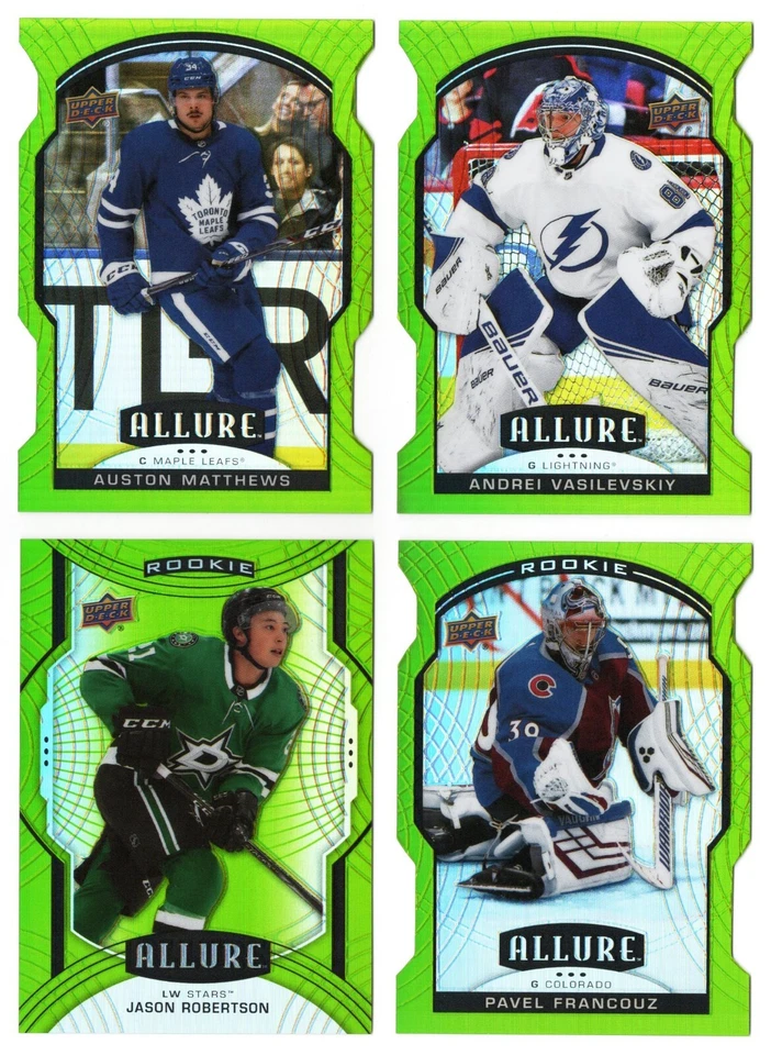 2020-21 Upper Deck Allure Green Quartz Parallel #/99 , #1-150 Pick From List !! - Image 1 of 1