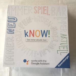 Google kNOW! Family Board Game, The Always Up-to-Date Quiz Game, German Version - Picture 1 of 6