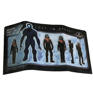 Juego de calcomanías adhesivas de coche perdido en el espacio Robinson Family Loot Crate exclusivo de Netflix - Imagen 1 de 8