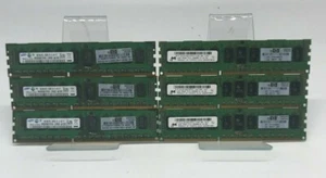 Sansung/ Micron 12GB PC3-10600R DDR3-1333 Memory ECC RAM (6x2GB) 2Rx8 - Picture 1 of 2