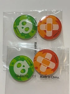 2 X Pokemon TCG Acrylic Poison & Burn Markers / Counters Lot Of 2 Sealed Packs - Picture 1 of 1