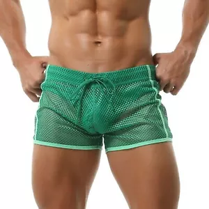 Hot selling men's sexy mesh shorts, new summer shorts for fitness - Picture 1 of 23