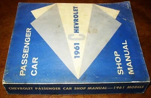 1961 61 Chevrolet Shop Manual Biscayne Bel Air Impala Brookwood Nomad Parkwood - Picture 1 of 3
